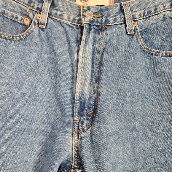 Vtg Levi Strauss 550 Relaxed Fit Jeans Mens 34x31 Light Wash Denim Straight Leg - Picture 4 of 8